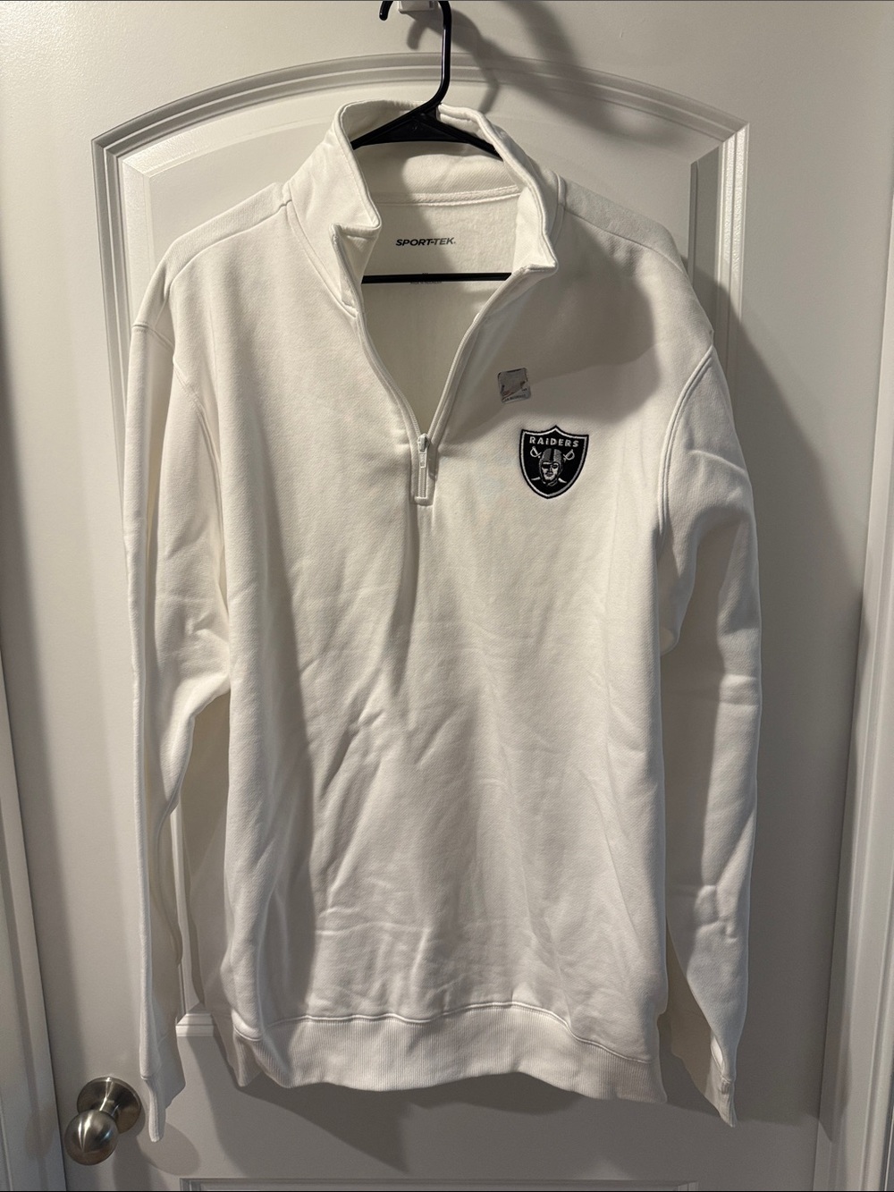 Sport-Tek White Raiders Half-Zip Pullover